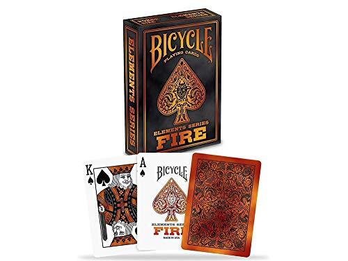 Bicycle Fire Elements Series Deck (Q6p)