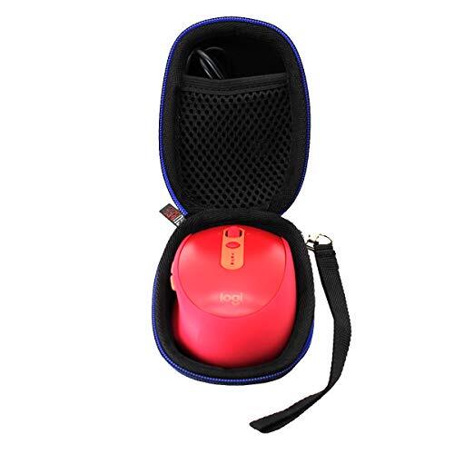 Difficile Viaggio Caso Custodia per Logitech M590 Multi-Device Silent (r6J)