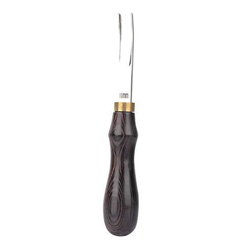 Leather Edger Black Sandalwood Acciaio Leathercraft Edge Skiving (F1n)