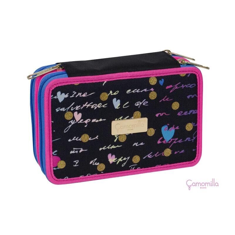 Astuccio Scuola 3 Zip Camomilla Dreams&Flowers
