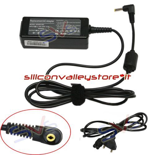 Alimentatore 493092-002 HP Mini 110-3012TU, 110-3013EZ, 110-3014SF