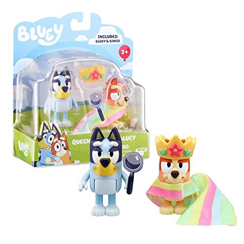Giochi Preziosi Bluey - Coppia Personaggi B- Bluey Regina + Bingo - (I2I)