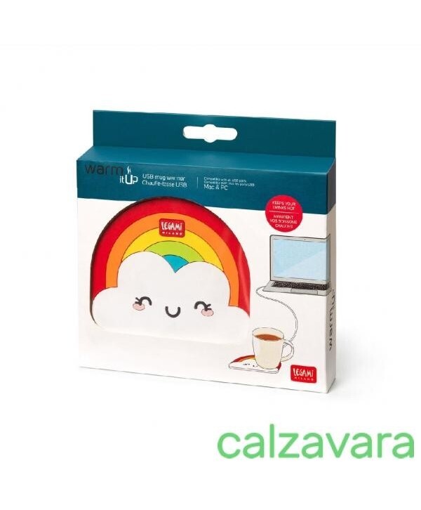 Legami Scalda Tazza Usb Warm it up cm 10x10 - Rainbow