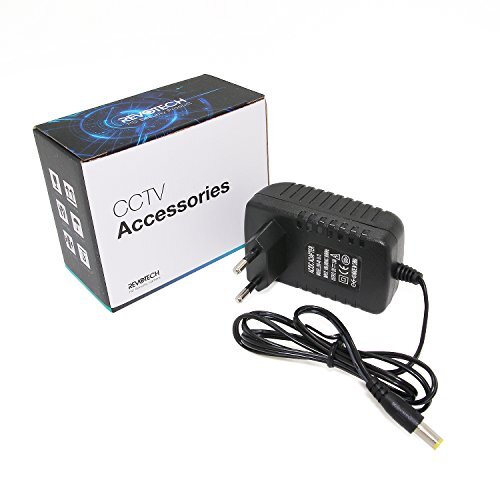 Revotech DC 12V 2A EU Plug Power Adapter, Uscita adattatore CA CC 12V2A (C9J)
