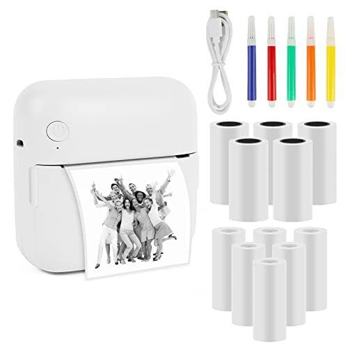 Comius Sharp Mini Stampante Termica, Stampante Fotografica Wireless (e0r)