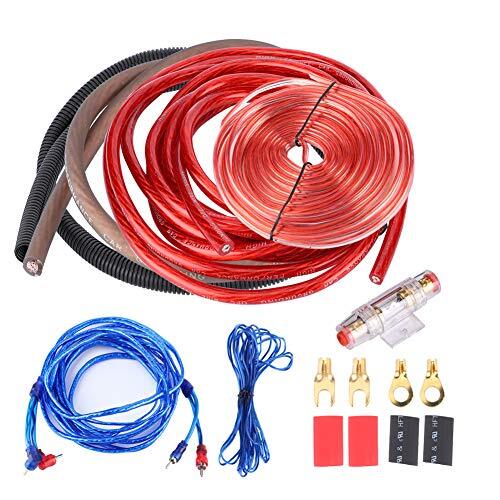 Nimoa Car Audio Subwoofer Cable-4 Guage 2800W Car Audio Subwoofer (q9v)
