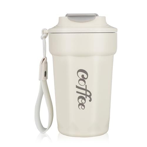 Tazza Termica da Caffè 480ml, Thermo Coffee Mug-to-Go in Acciaio (x8v)