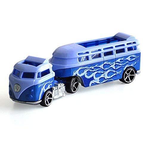 Hot Wheels Track Stars Custom Volkswagen Hauler Truck (Blue) (h5X)