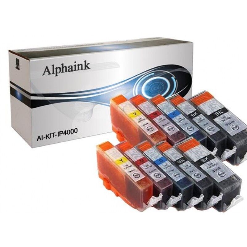 10 CARTUCCE COMPATIBILI PER CANON PIXMA MP750 MP760 MP780 i865 iP4000 R IP5000