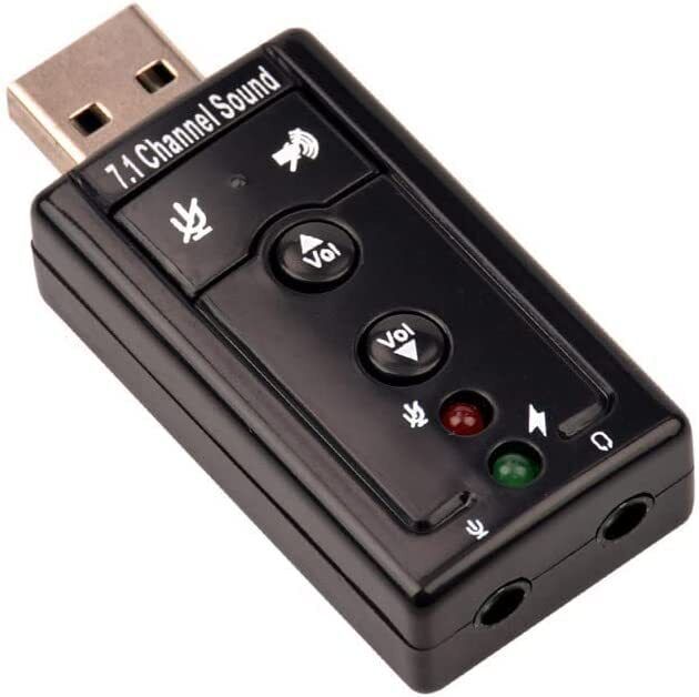 USB 2.0 Virtual 7.1 Channel Adattatore audio stereo Scheda audio (Z2k)