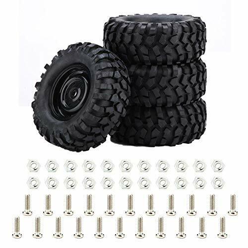 Dilwe Gomme Crawler,Pneumatici per Auto RC4 Pezzi Pneumatici gomme per (H9y)