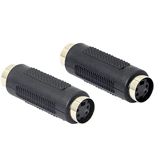 GELRHONR S-Video 4 pin mini accoppiatore DIN, S-Video 4 terminale femmina (w4F)