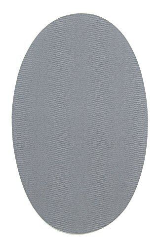 Haberdashery Online 6 Toppe Grigio Chiaro termoadesive. Gomitiere per (c2e)