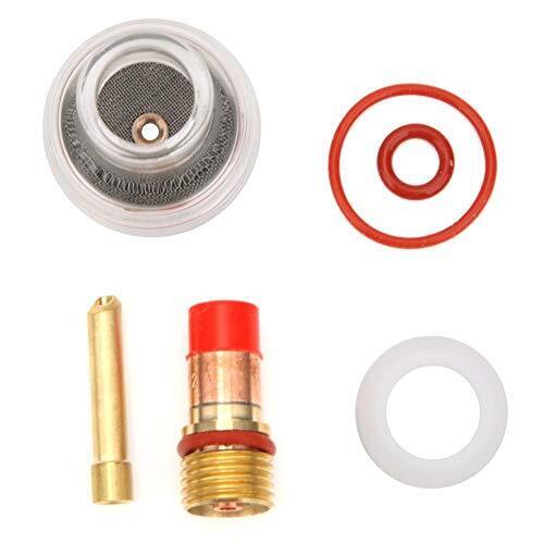 TIG Torch Gas Lens Collet Cup Glass Glass Accessori TIG-17 18 26 Kit (q9O)