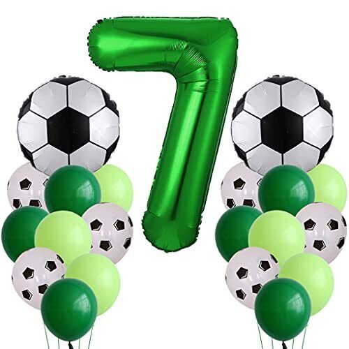 Deco compleanno calcio 7 anno, deco compleanno calcio 7 anno, deco (B6p)
