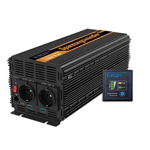 EDECOA Power Inverter Onda Modificata 2000w 4000w Trasformatore di (D7z)