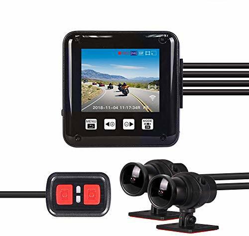 Vsysto Dual Dash Cam Telecamera per auto DVR Full HD 1080P, Fotocamera (K1O)