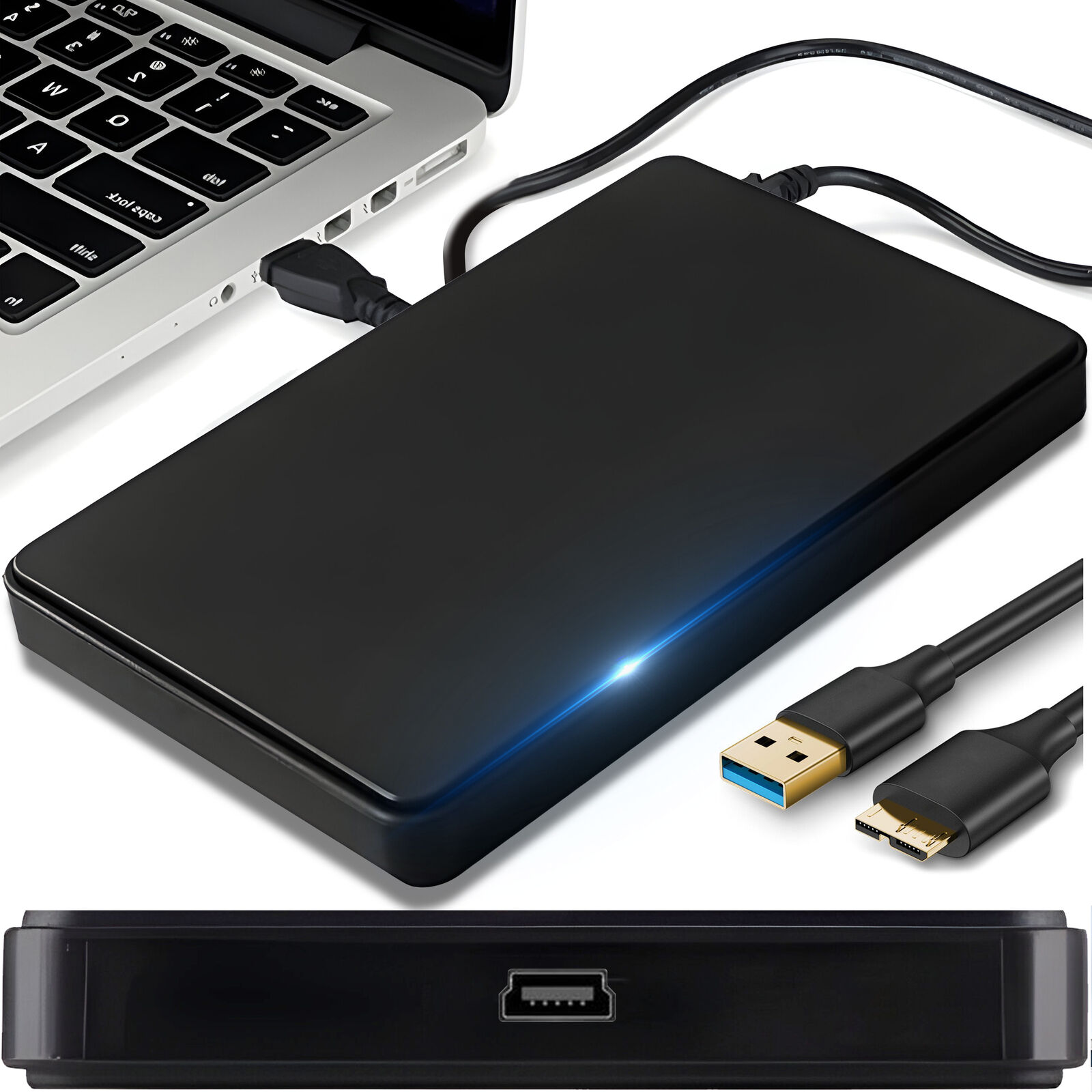 Case esterno per hard disk USB 3.0 Case esterno SATA per hard disk HDD SSD Retoo