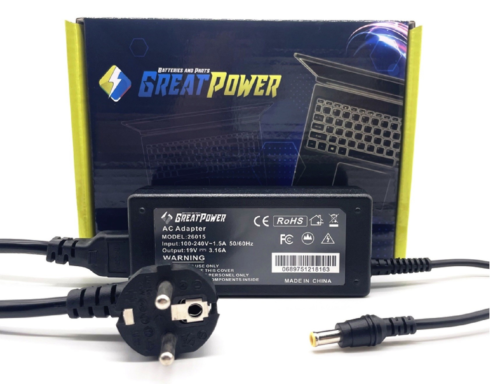 Alimentatore caricabatteria per Samsung NP300E5A NP300V5A NP305E5A