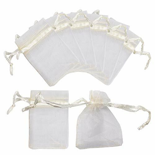 NBEADS 100 pz Sacchetti Organza Sacchetti Regalo Bomboniere Sacchetti per (b3q)