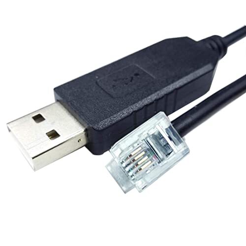 Cavo di collegamento per PC Celestron Nexstar eq6 FTDI USB a RJ11 6p4c (w4p)