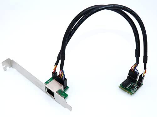 Computer District - Scheda di rete M2 2230(Key A + Key E) - 1 porta RJ45 (W6K)