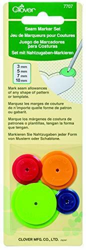 Clover 7707 - Marcatore per cuciture, in plastica, multicolore, taglia (Y9b)