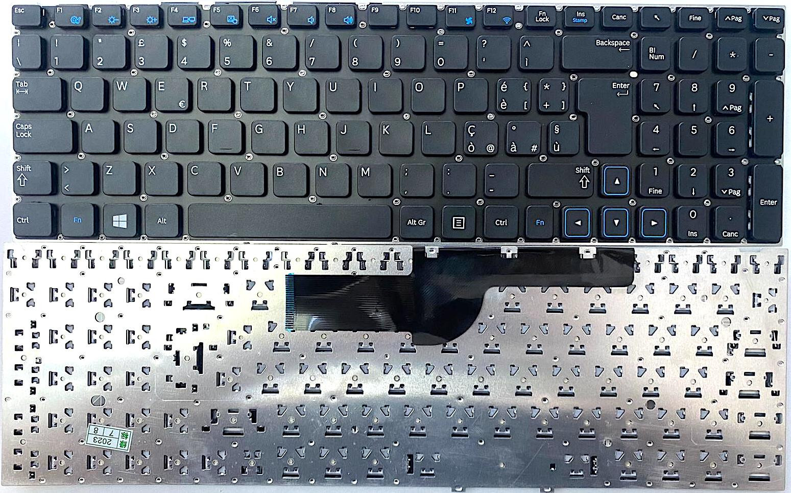 Tastiera italiana per Samsung NP300E5X CNBA5903185EBIL927C1936