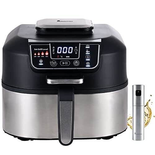 MasterPro Smokeless Grill | Kit Robot di Cucina di 1760 W di Potenza e (k9D)