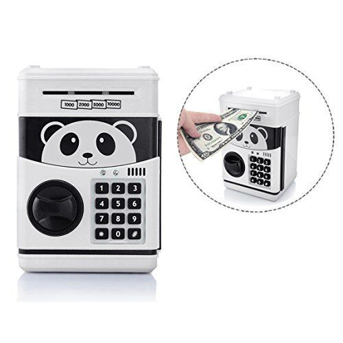 Itian Salvadanaio per Bambini，Mini Panda ATM Coin Casse di Risparmio (B4G)