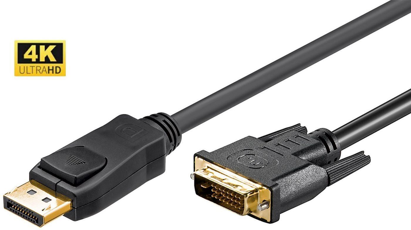 DisplayPort to DVI-D Cable 1m