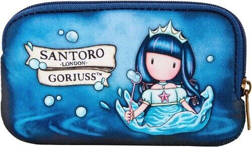 Santoro Gorjuss - Porta monete IN NEOPRENE con zip- WALKING ON THE WATER