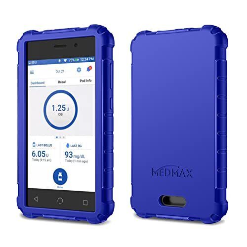 MEDMAX Silicone Custodia per Omnipod Dash PDM (Personal Diabetes (e8S)