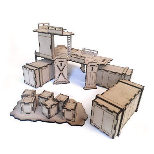 Pwork Wargames Industrial 04 - Set di Elementi scenici di ambientazione (e2k)