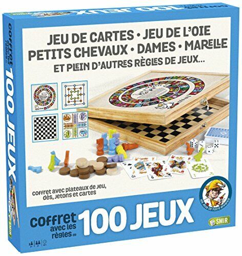 France Cartes – 527600 – Cofanetto in Legno 100 Giochi (w4q)