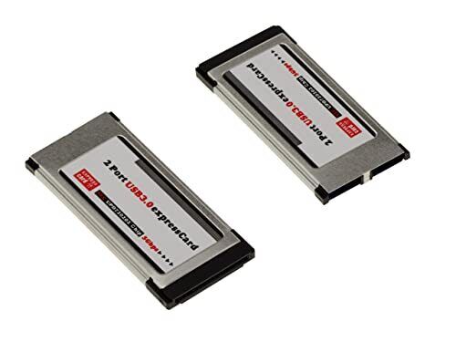 Scheda Express Card 34 mm EXPRESSCARD 34 a USB 3.0-2 porte USB3 (m8y)