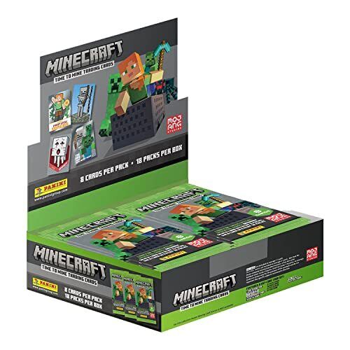 Panini Minecraft 2 Trading Cards - Confezione da 18 buste (O8W)