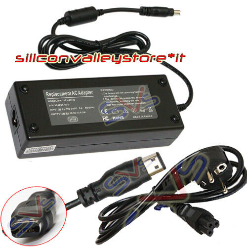 Alimentatore 394208-001 HP Pavilion ZV6246EA, ZV6270US, ZV6302US