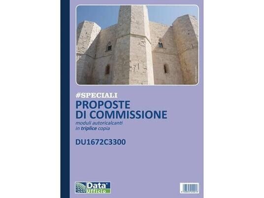 Blocco A4 Proposte Di Commissione In Triplice Copia