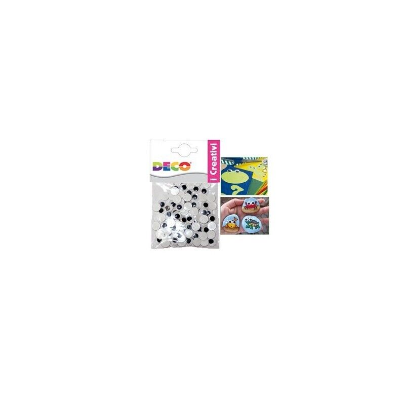 Occhietti Adesivi Tondi - Busta da 50 Pz. Misure Assortite - CWR