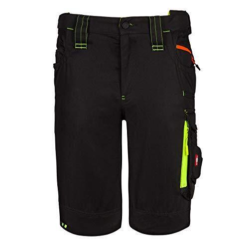 Engelbert Strauss Shorts e.s.motion 2020 Nero/Giallo (52) (b4F)