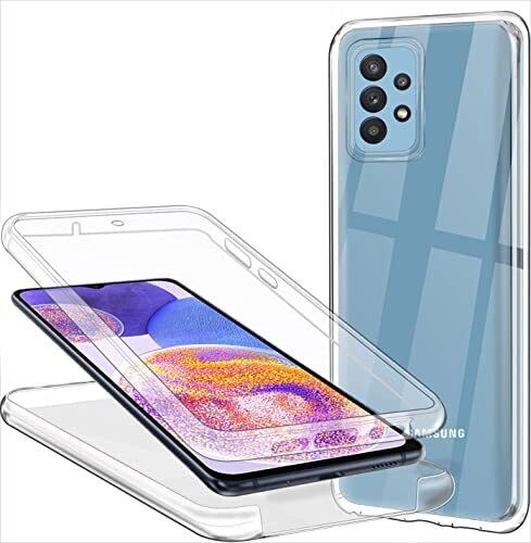 E-Lush Cover per Samsung Galaxy A23 5G / 4G, Transparent Custodia per (R5X)