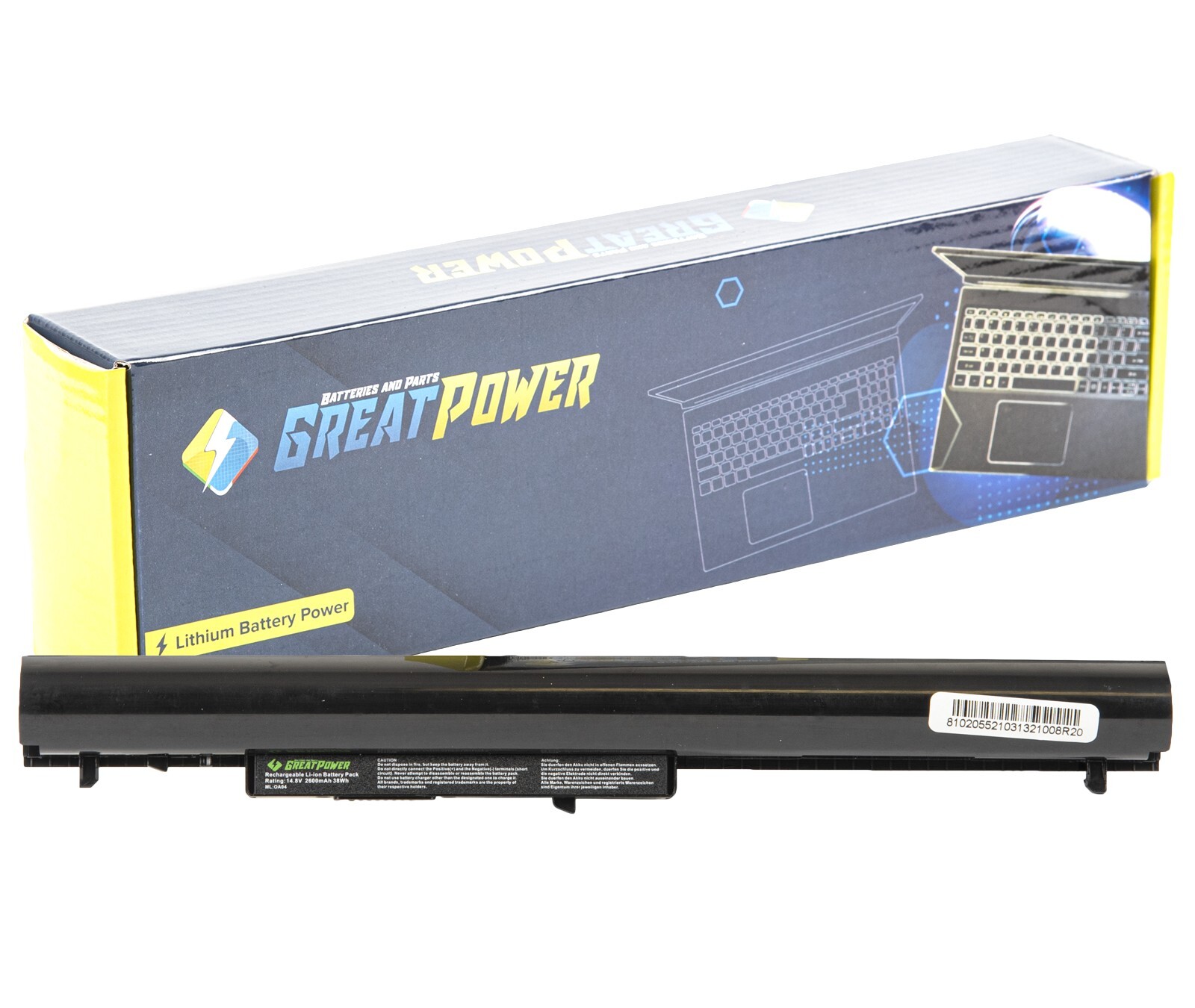 Batteria 2600 mAh compatibile con HP Pavilion 15-D002SL  HP Pavilion 15-D003SL