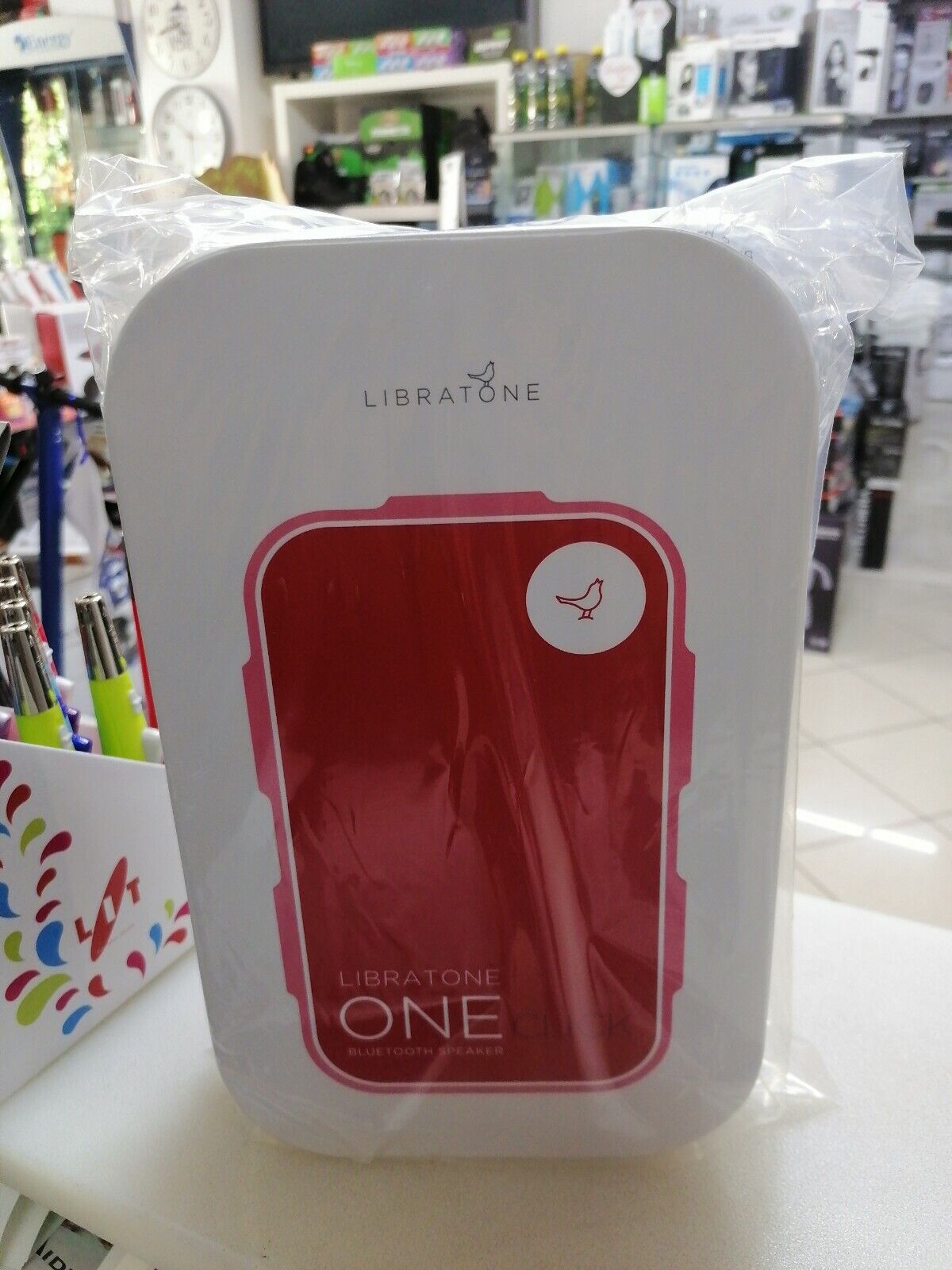 Libratone ONE Click Altoparlante Bluetooth 4.1 IPX4 portatile stereo coloreRosso