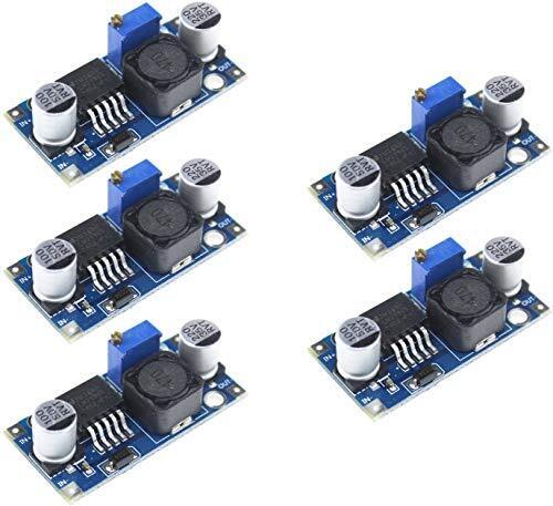TECNOIOT 5pcs LM2596 LM2596S DC-DC Adjustable Voltage Regulator Step Down (V6g)