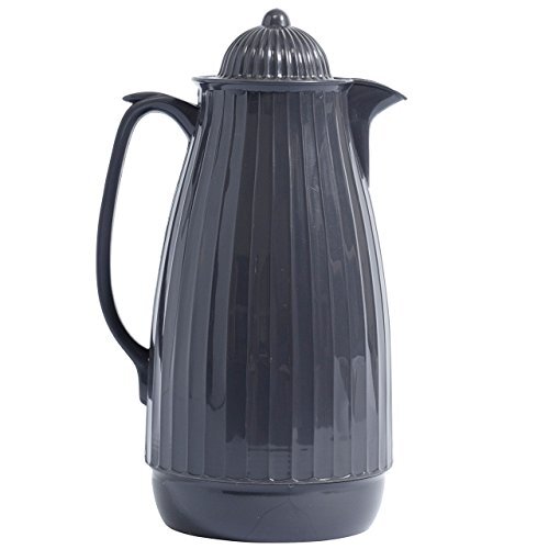 Nordal - Teiera termica da 1000 ml, 28 cm, Plastica, grau, 1.0 Liter (g3d)