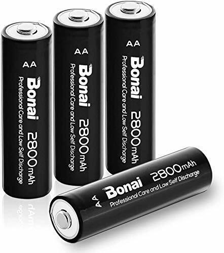 BONAI alta capacità Pile Ricaricabili AA Batterie Stilo 2800mAh Ni-MH (y9x)