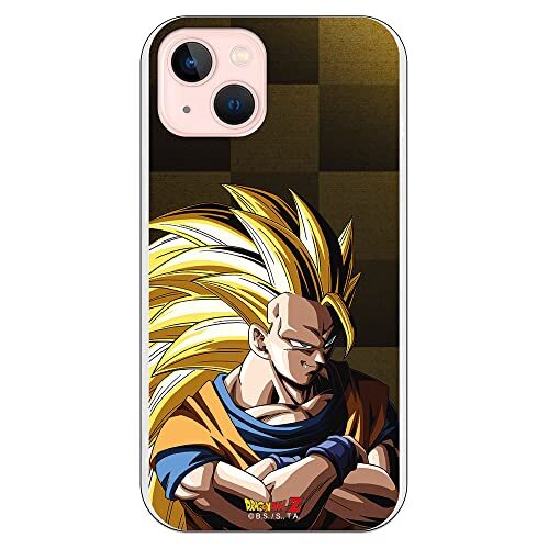 Personalaizer Cover per iPhone 13 - Dragon Ball Z Goku SS3 Fondo (M8w)