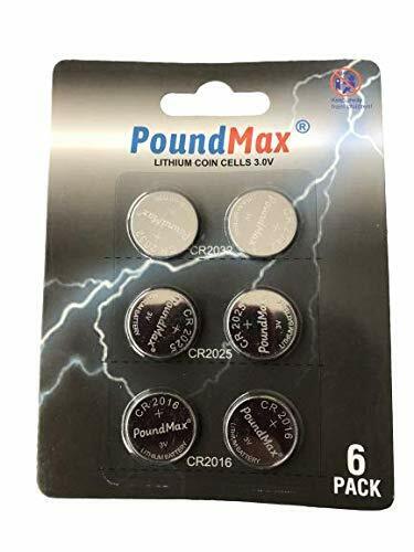 6 X Super Mixed CR2032 CR2025 CR2016 3V PoundMax Batteria Litio Coin Cell (Q5e)