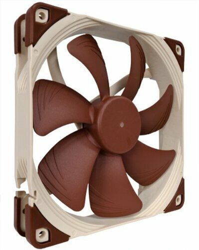 Noctua NF-A14 ULN, Ventola silenziosa, versione a 3-pin, Marrone, 140 x (f7r)